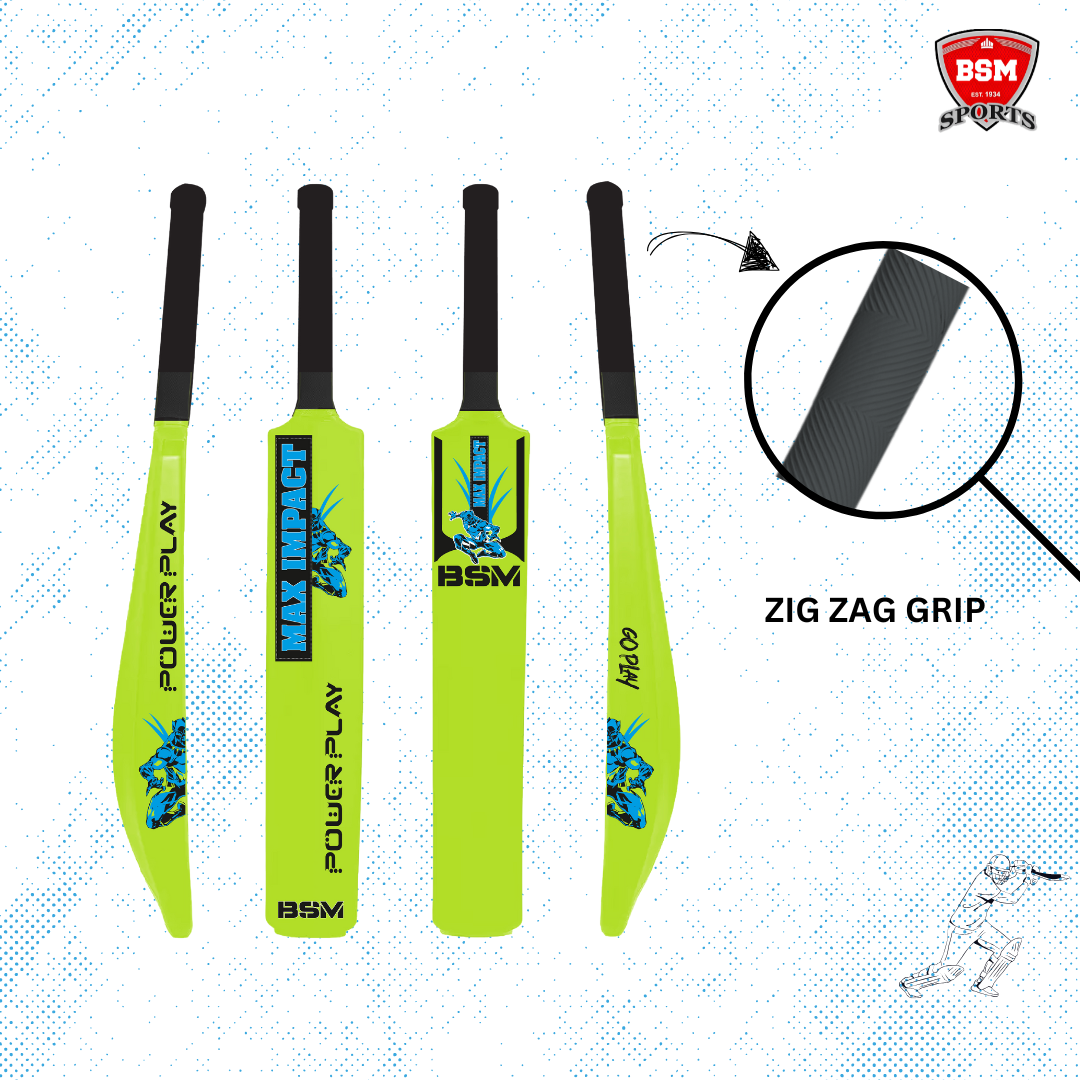 BSM Neon Green Max Impact Polymer Bat - Image 4