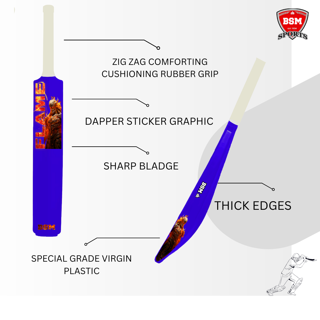 BSM Flame Polymer Bat - Image 3