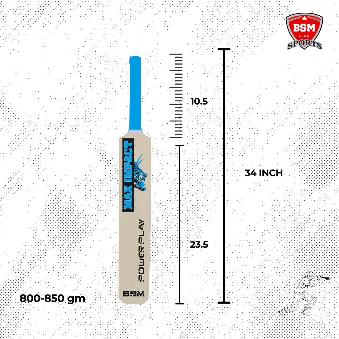 BSM White MAXIMPACT Polymer Bat - Image 2