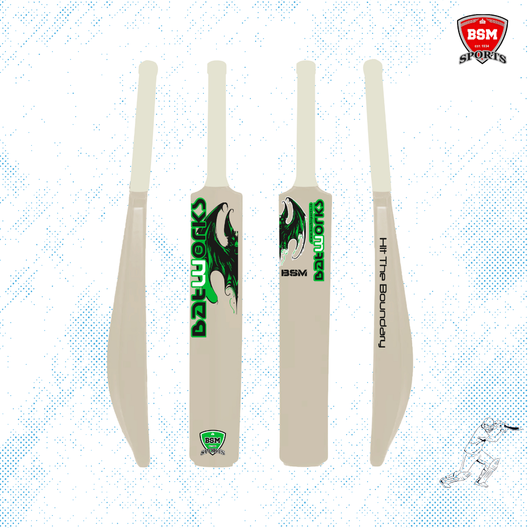 BSM White Batworks Polymer Bat