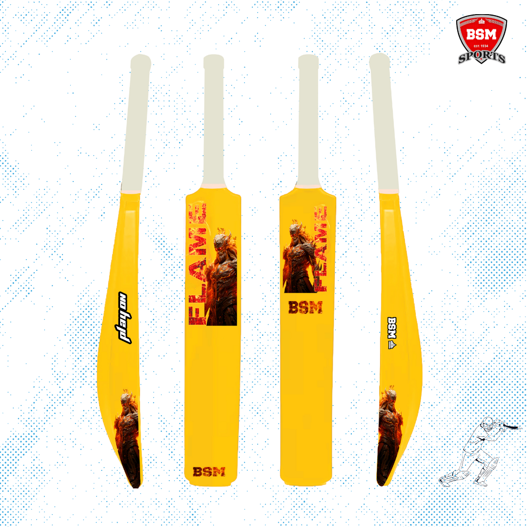 BSM Yellow Flame Polymer Bat