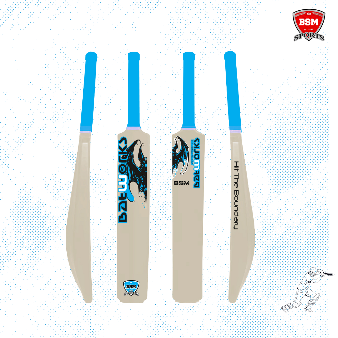 BSM White Batworks Polymer Bat