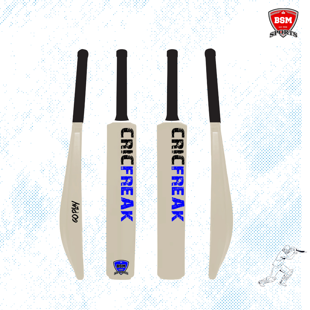 BSM White CricFreak Polymer Bat