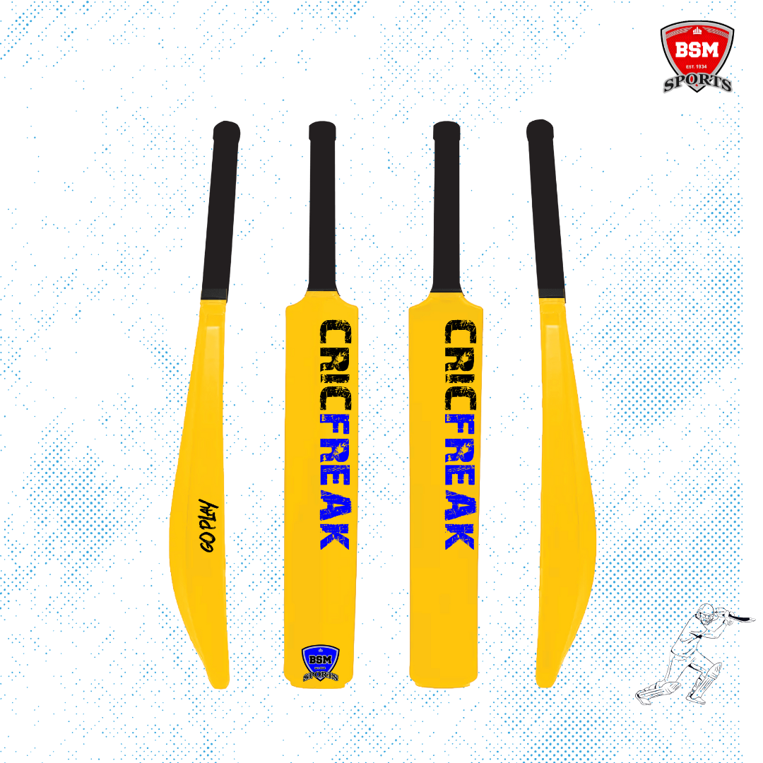 BSM Yellow CricFreak Polymer Bat