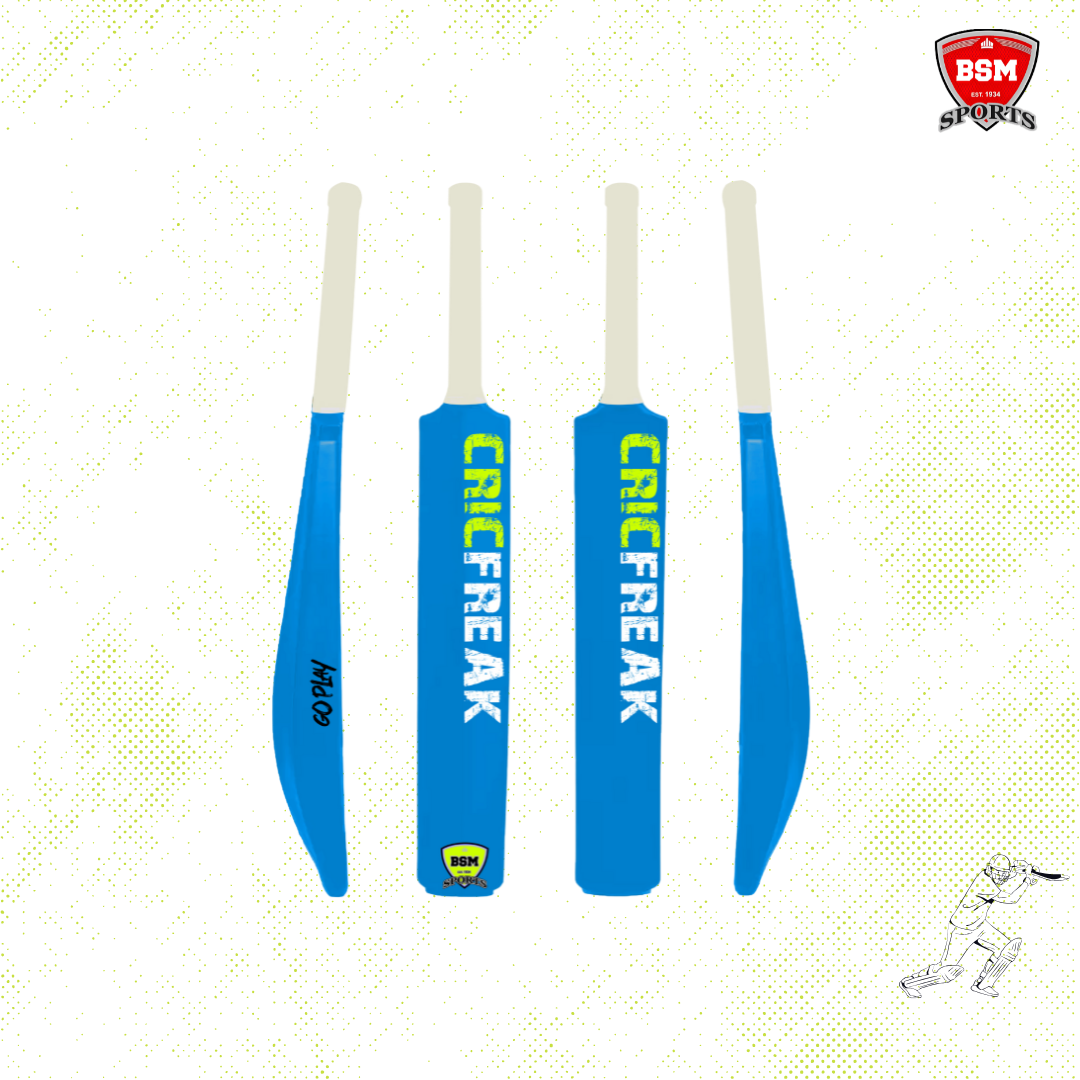 BSM Light Blue CricFreak Polymer Bat
