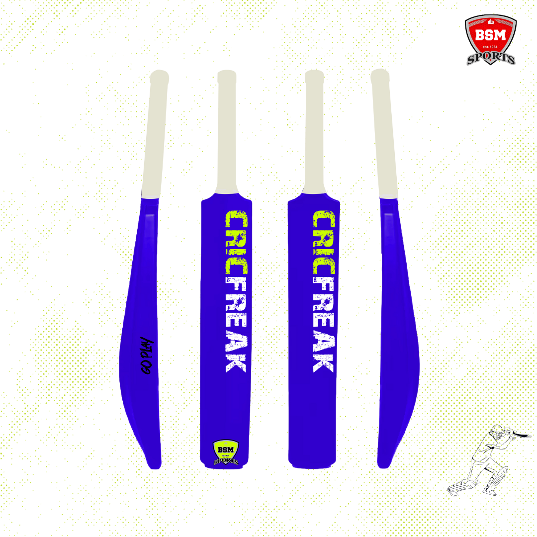 BSM Dark Blue CricFreak Polymer Bat