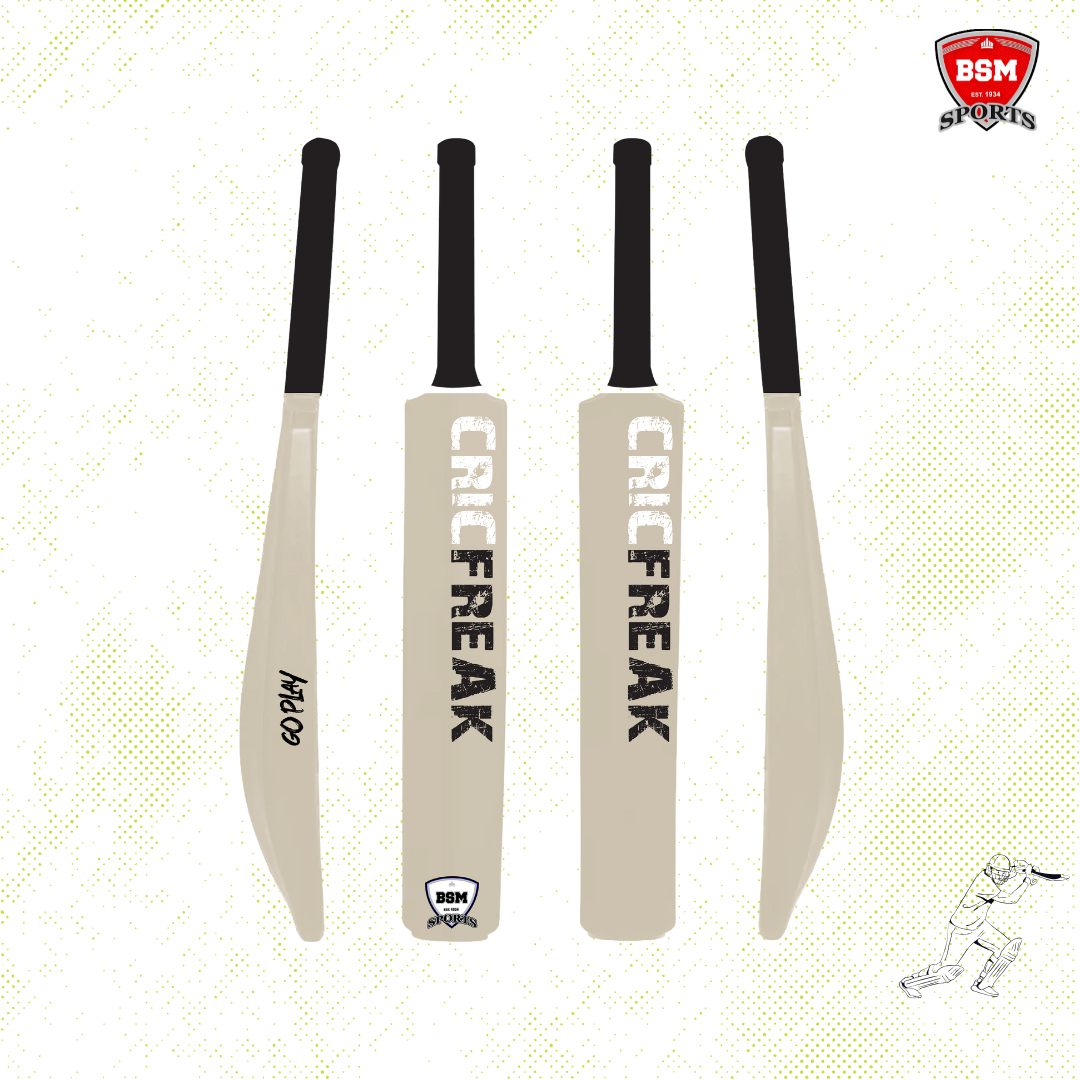 BSM White CricFreak Polymer Bat