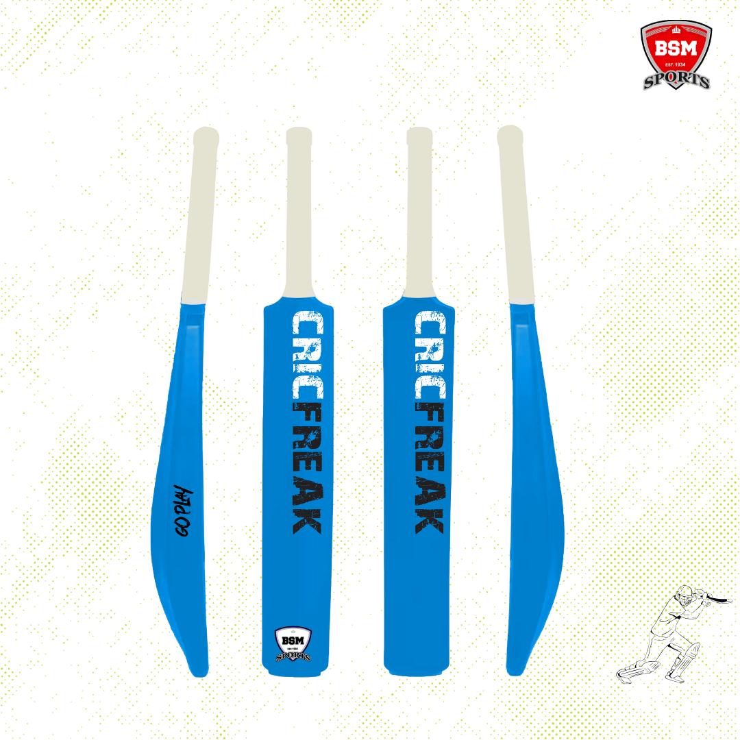 BSM Light Blue CricFreak Polymer Bat