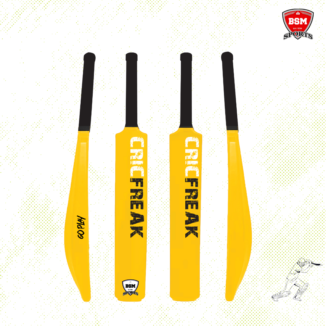 BSM Yellow CricFreak Polymer Bat