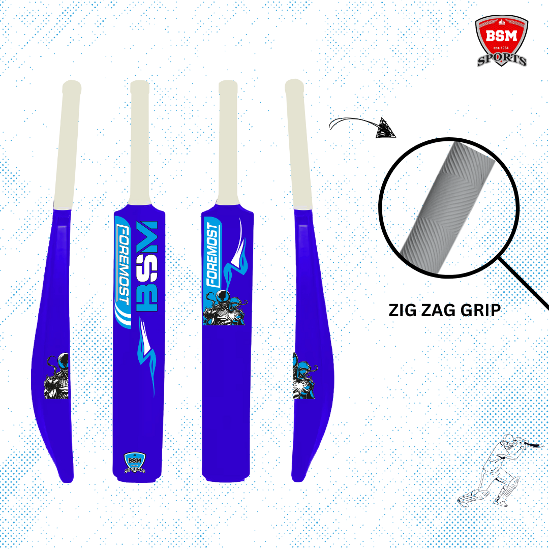 BSM Foremost Blue Polymer Cricket bat - Image 4