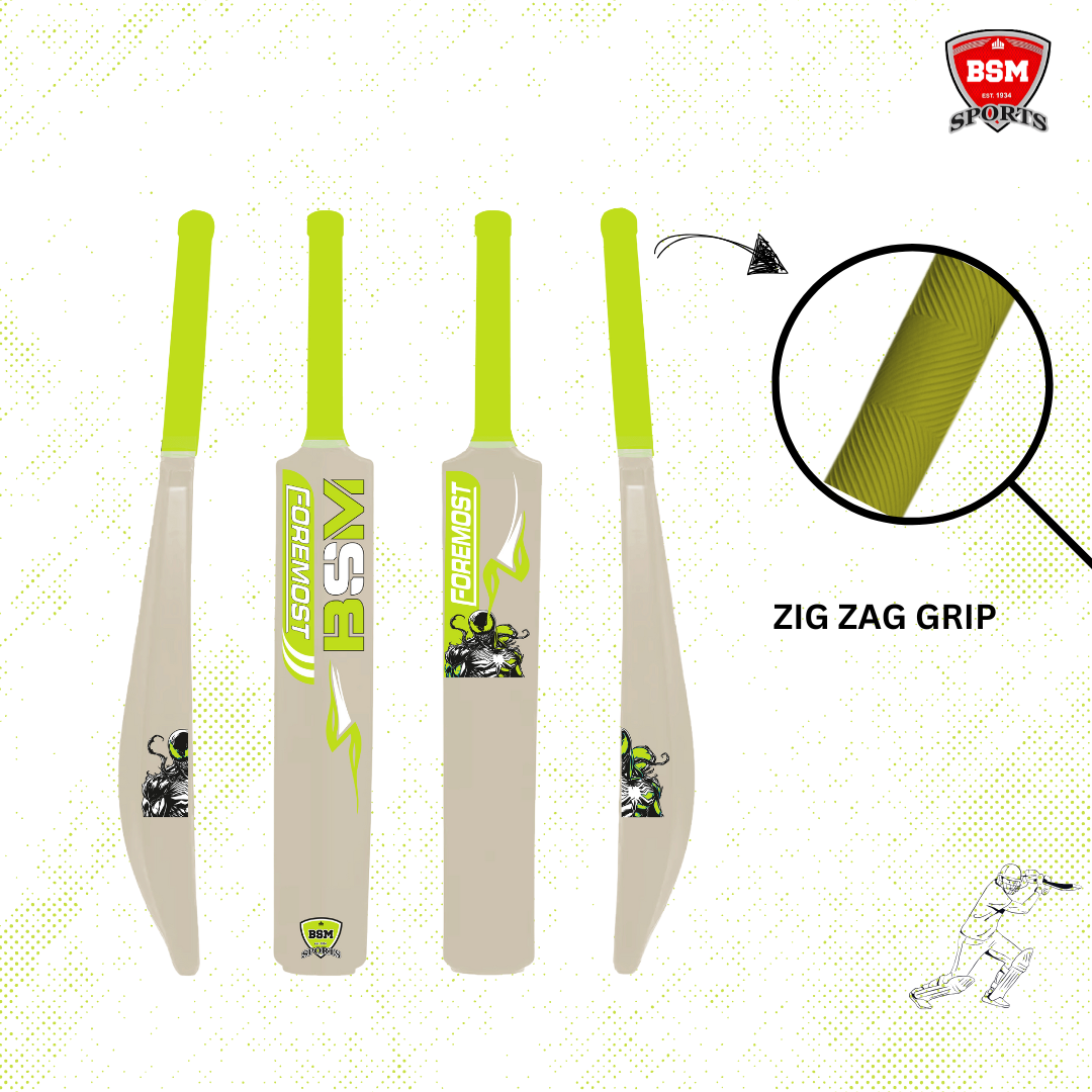 BSM White Foremost Polymer Bat - Image 3