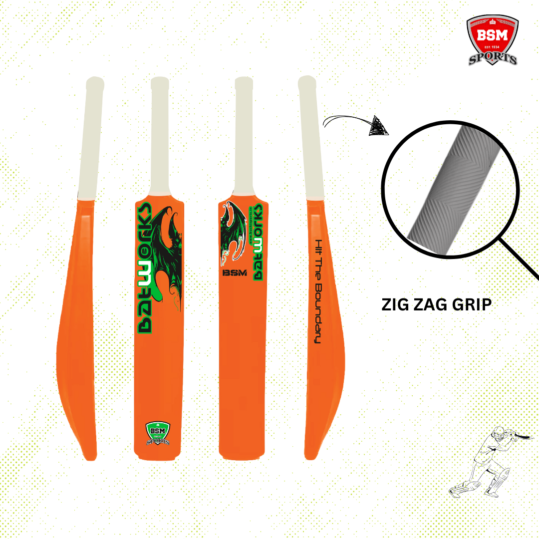 BSM Orange Batworks Polymer Bat - Image 2