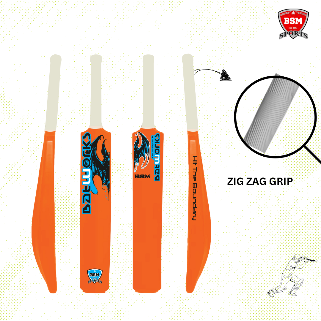 BSM Orange Batworks Polymer Bat - Image 4
