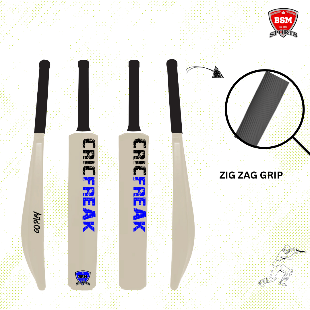 BSM White CricFreak Polymer Bat - Image 2