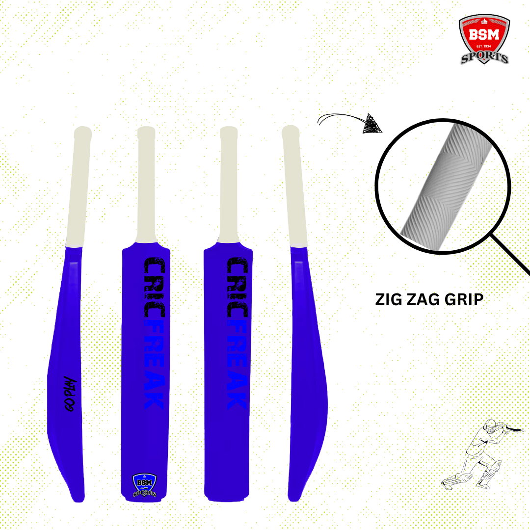 BSM Dark Blue CricFreak Polymer Bat - Image 4