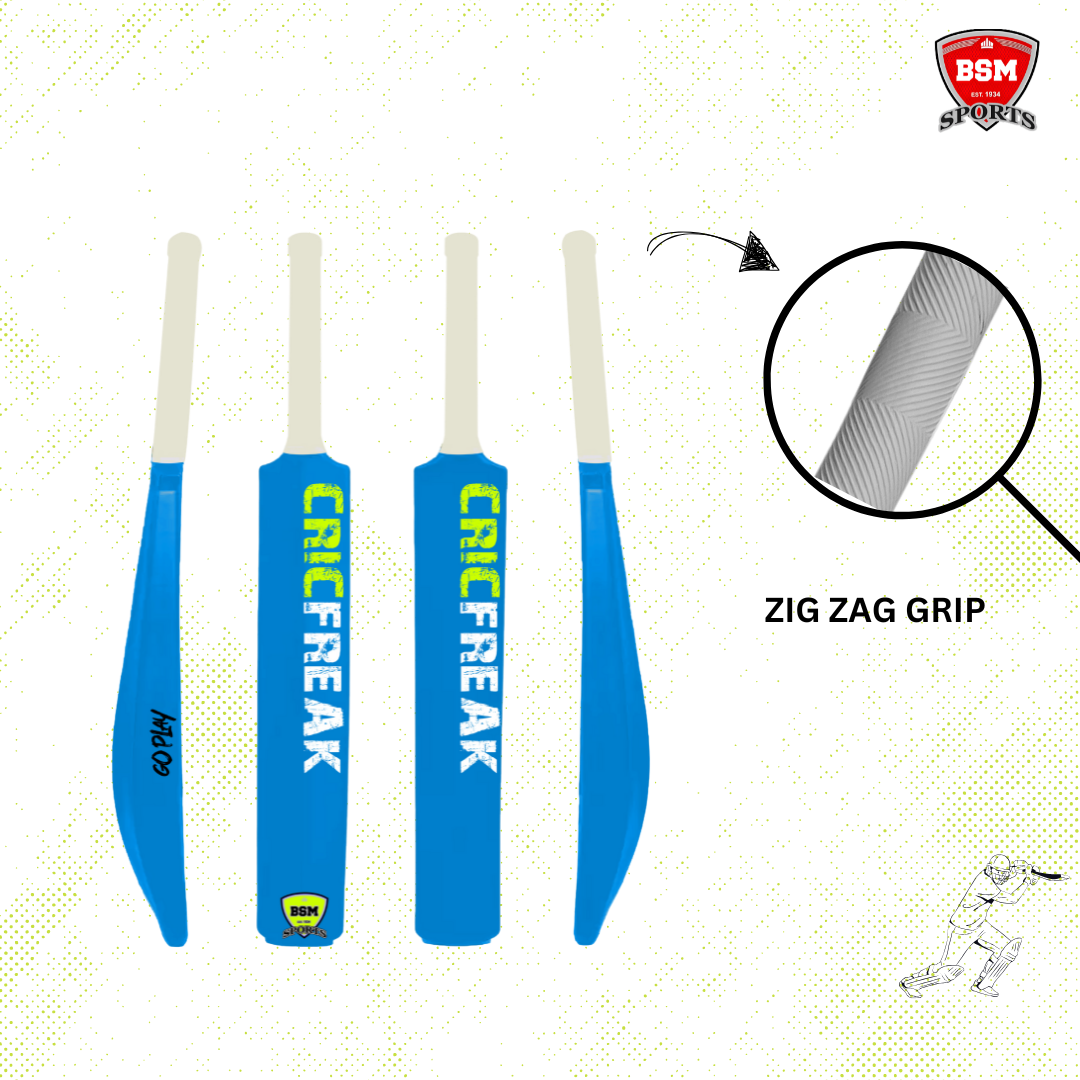 BSM Light Blue CricFreak Polymer Bat - Image 2