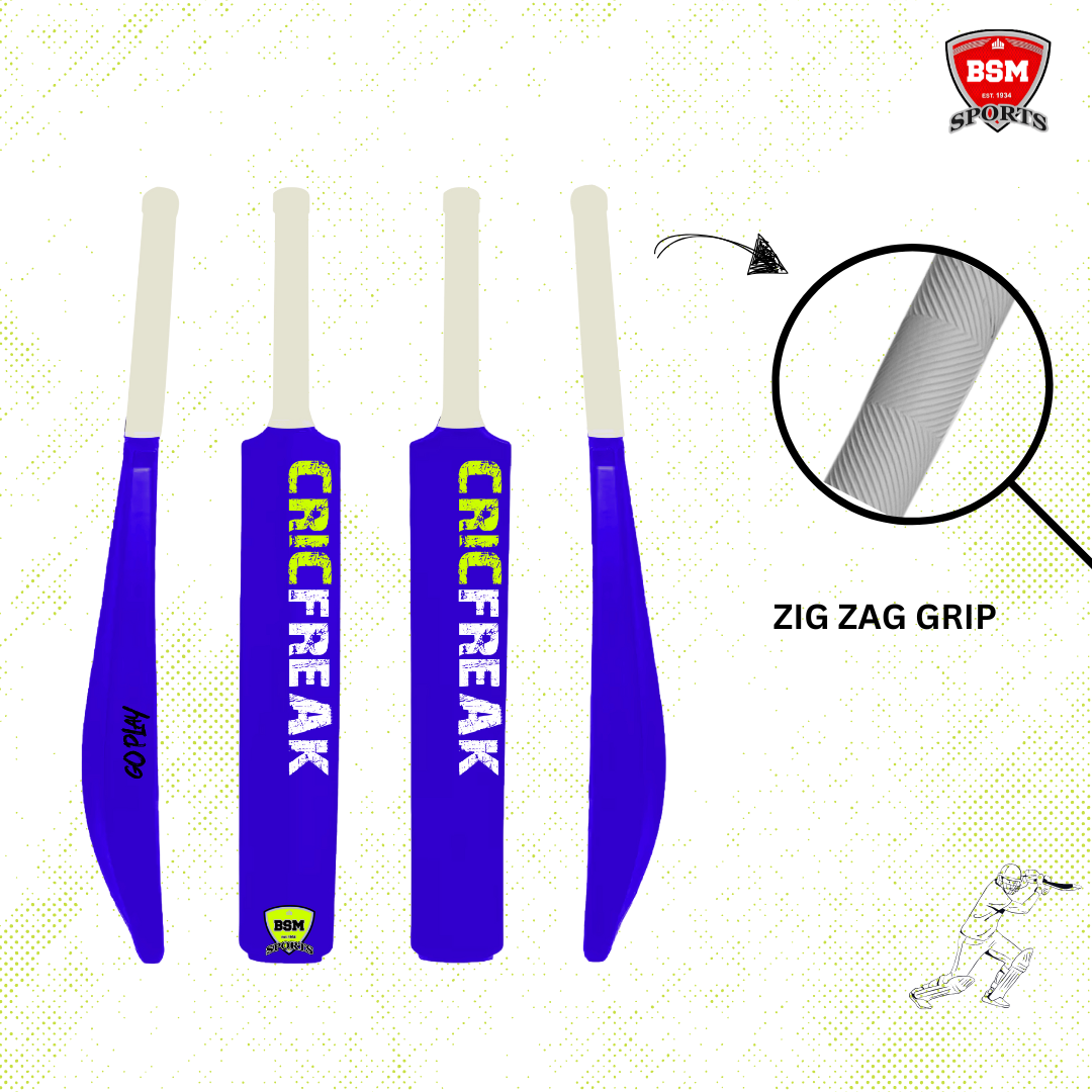 BSM Dark Blue CricFreak Polymer Bat - Image 2