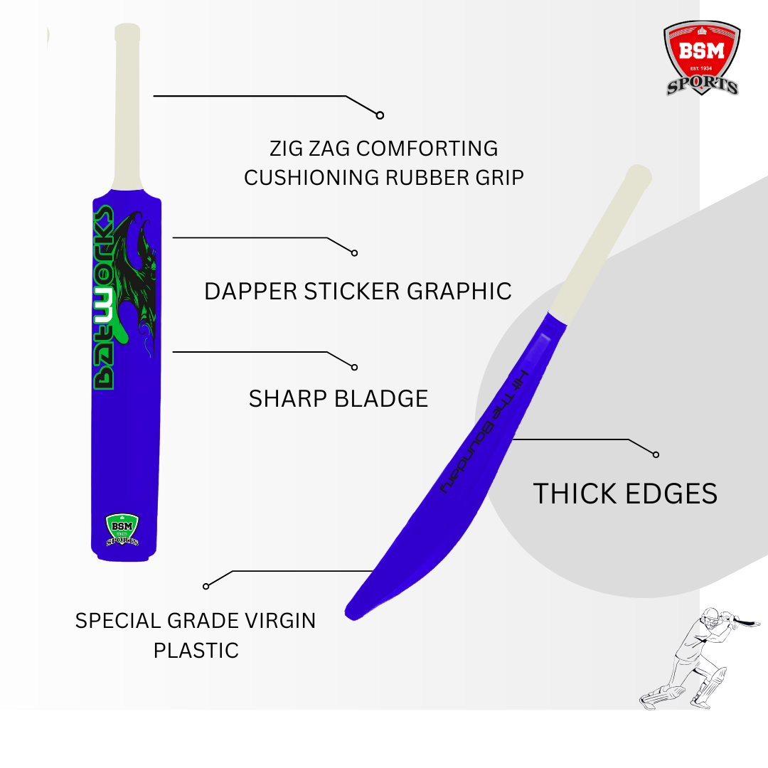 BSM Blue Batworks Polymer Bat - Image 2