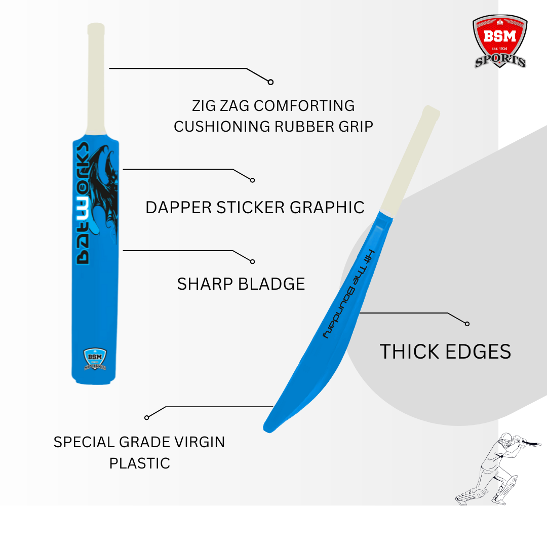 BSM Blue Batworks Polymer Bat - Image 3