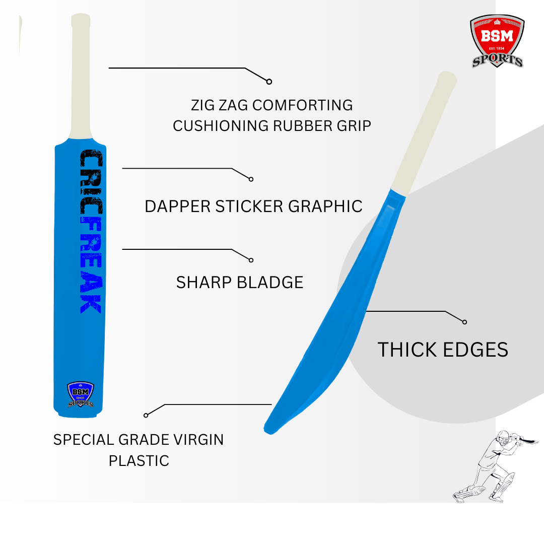 BSM Blue CricFreak Polymer Bat - Image 3