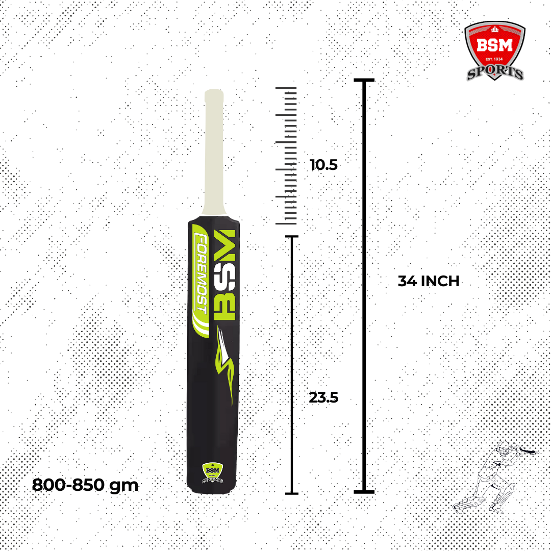 BSM Black Foremost Polymer Bat - Image 4