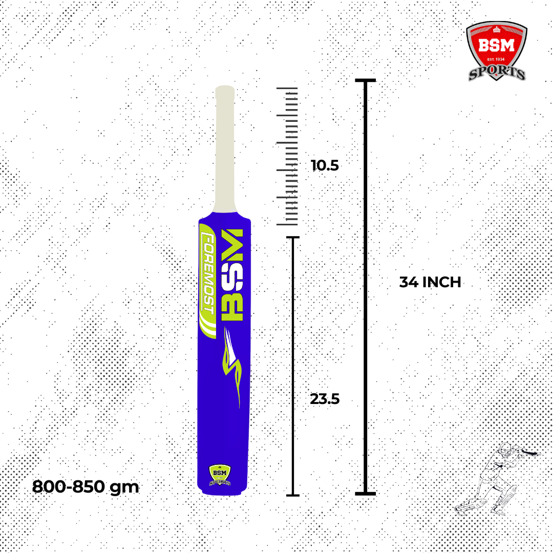 BSM Blue Foremost Polymer Bat - Image 4