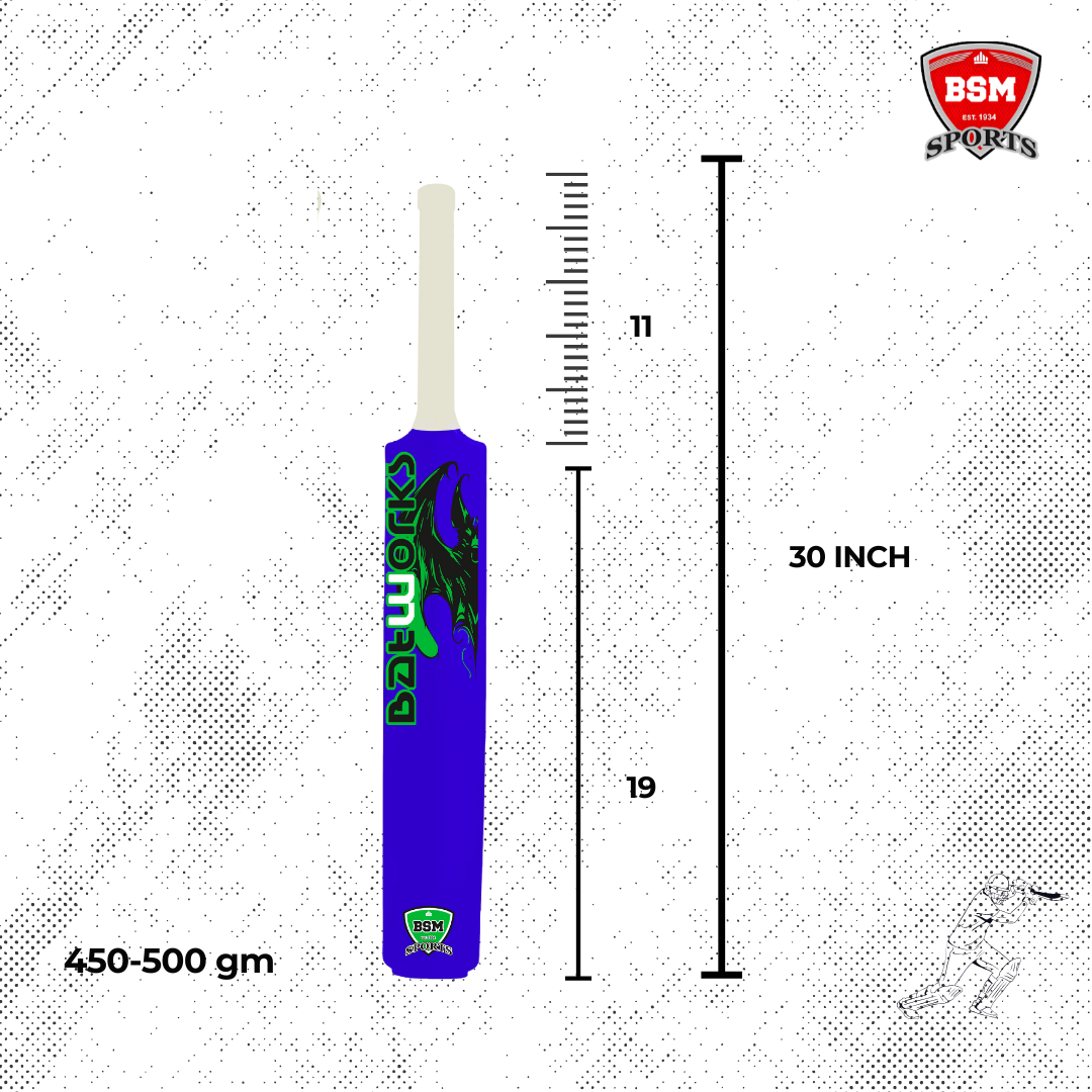 BSM Blue Batworks Polymer Bat - Image 4