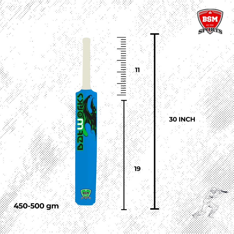BSM Blue Batworks Polymer Bat - Image 2