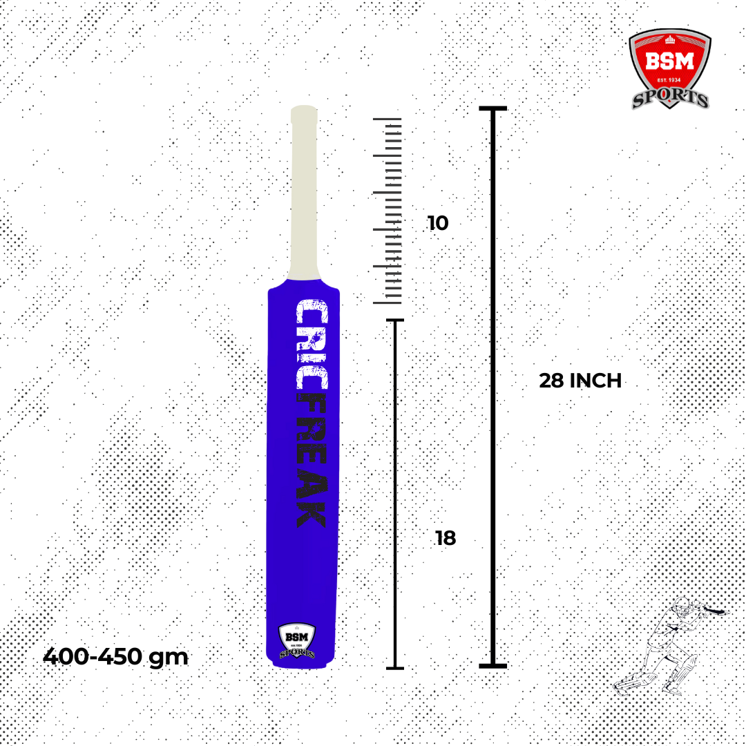 BSM Blue CricFreak Polymer Bat - Image 2