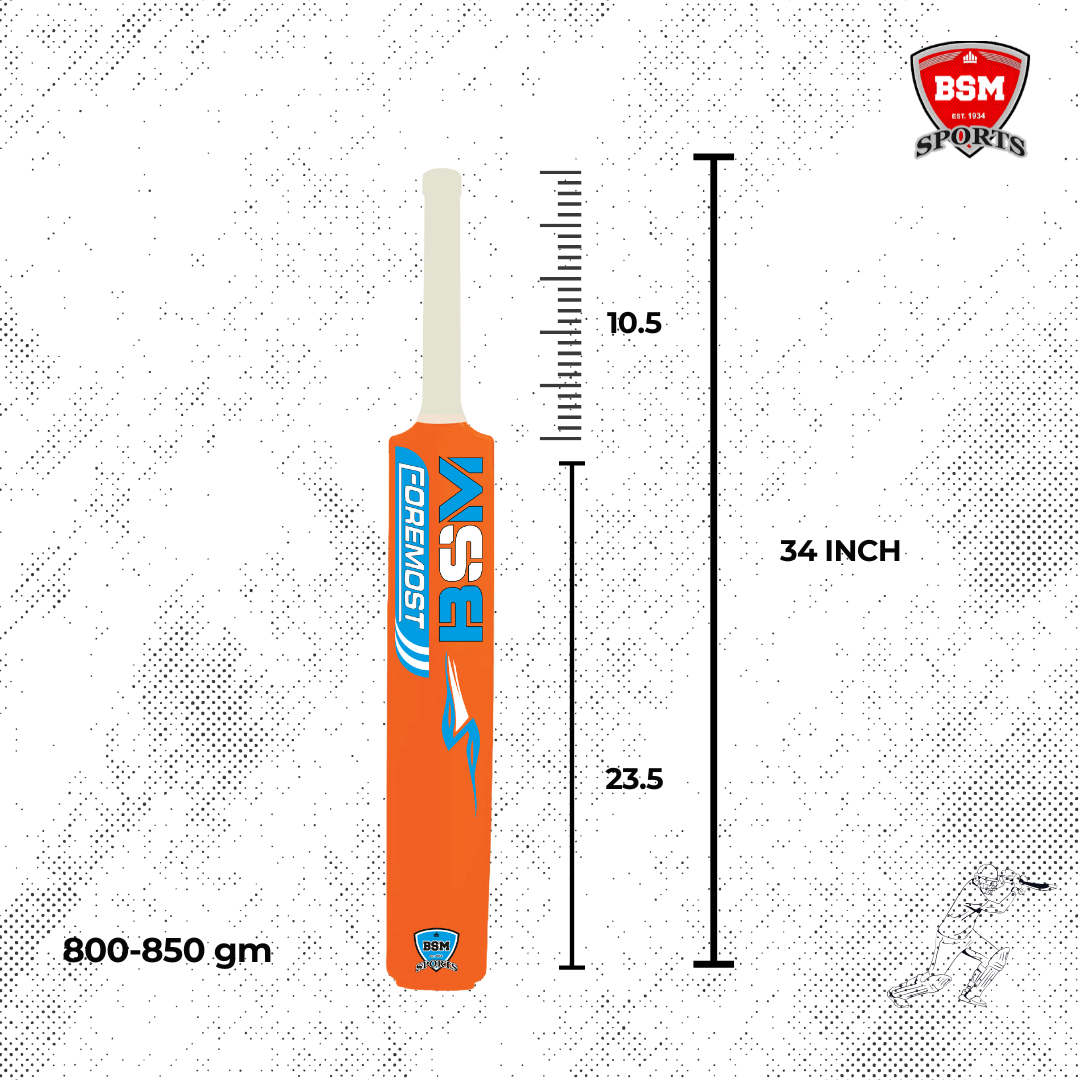 BSM Foremost Orange Polymer Bat - Image 4