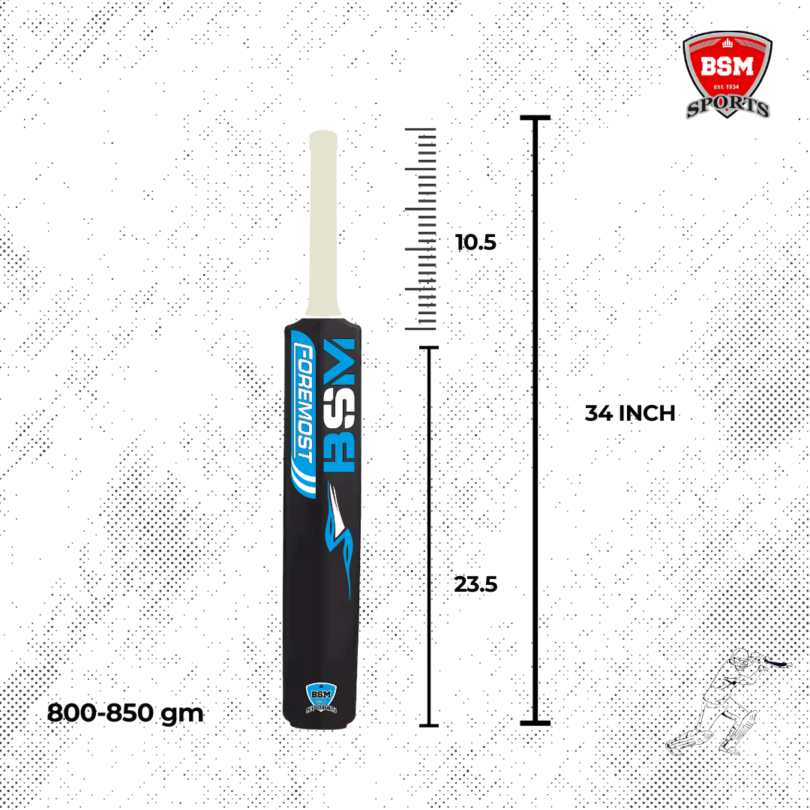 BSM Foremost Black Polymer Bat - Image 4